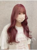 「韓国風ピンクカラー」
