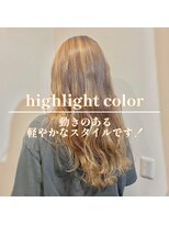 アールヘアー(ar hair)&nbsp;【市川諒】ハイライトベージュ♪普通のカラーに飽きた方へ