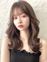 ラルムバイシー 新宿(LARME by Sea)&nbsp;韓国前髪顔周り×フェミニンダークアッシュ【新宿/髪質改善】