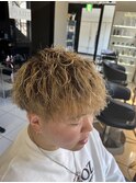 ツイストスパイラルパーマ　ブリーチパーマ　マッシュパーマ