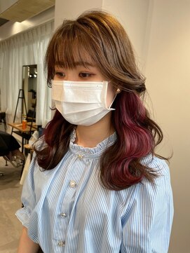 ツキ 横浜店(tuki) インナーカラーケアブリーチイヤリングカラーハイライトレイヤー