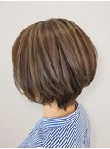 30代40代50代大人女性ナチュラルハイライト立体感カラー