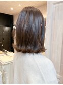 福山髪質改善酸性ストレートショコラブラウン艶ヘルシースタイル