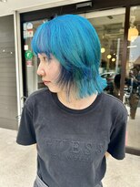 ラック 津田沼(LUCK)&nbsp;ダークアッシュ/アッシュブラック/カルマパーマ/ベリーショート