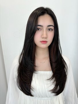 エールバイボヌール(Ere by Bonheur) 山本)韓国風レイヤーカット／西梅田堂島