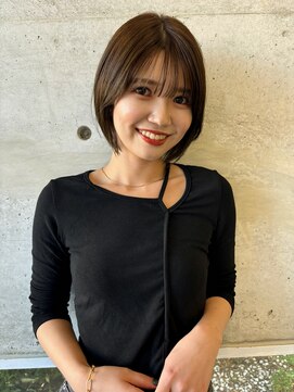 ユイマァル 岡山店(YUIMARL) 30代40代50代ショートボブレイヤー脱白髪染め大人ハイライト