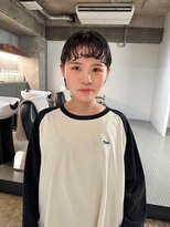 ハマモト ヤマ オオサカ(ハマモト Yama Osaka)&nbsp;前髪パーマボブ