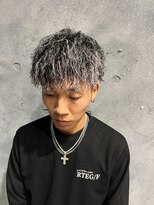 メンズグルーミングナンバーナイン(MEN'S GROOMING NUMBER NINE)&nbsp;ホワイトメッシュ/姫路メンズサロン/メンズパーマ
