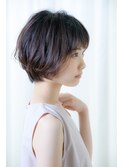 簡単スタイリング×小顔カットで洗練された大人女性(st橋元)