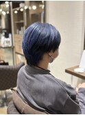 ブルーシルバー エンドカラー