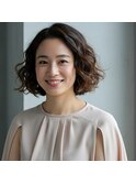ゆるふわパーマ20代30代40代髪質改善白髪染め狭山ヶ丘駅