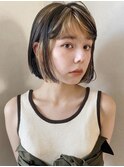 【macana指名】ボブデザインカラーブリーチベージュ登戸