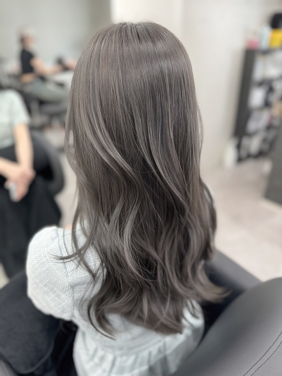 ブリーチなしダブルカラー☆アッシュグレージュ☆20代30代40代