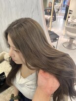 ロンドルピナス 小倉(Lond Lupinus) ミディアムヘア暗めカラー/デザインカラー/フェイスフレーミング