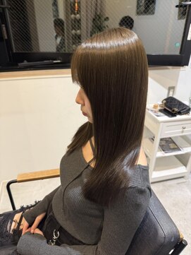 アバーブ ザ ビューティー アイランド(Above the beauty island -oizumi gakuen-) 20代30代40代50代◎オリーブベージュ/セミロング