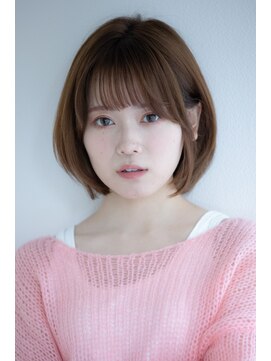 丸みふんわりボブ