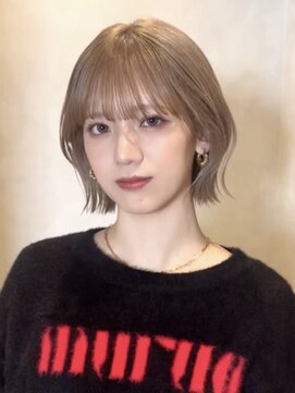 ロンドリメゾン 原宿(Lond re Maison.) オリーブグレー/韓国風巻き/レイヤーカット/くすみベージュ/原宿