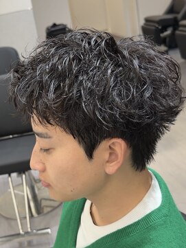 ビカムメンズヘアー 栄店(become men's hair) ルーズパーマルーズショートアクティブショートピンパーマ