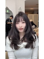 天神美容室&nbsp;海外レイヤーカットハッシュカット