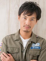 モッズヘアメン 名護大東店(mod's hair men)&nbsp;30代40代アッシュブラック社会人くせ毛風ショートｌ名護大東