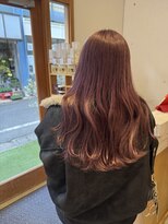 アイル ヘア(AiRU hair)&nbsp;ロング×カシスピンク