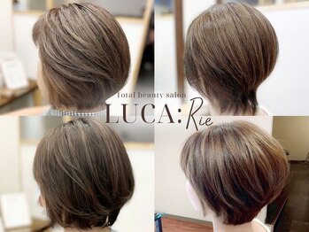 ルカリエ(LUCA:Rie)の写真/隠すだけじゃない“魅せる”カラーへ!白髪ぼかし×透明感で肌映えUP♪アルティスト/イノア/イルミナ取扱◎