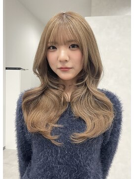 ヴェルア 四条烏丸(Velua) ミルクティーベージュブラウンブリーチロング