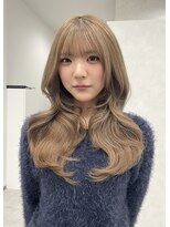 ヴェルア 四条烏丸(Velua) ミルクティーベージュブラウンブリーチロング