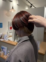 ハチマルハチ ナル 登戸店(808 nalu) 立体感たっぷり◎ハイライト×レッドカラー