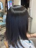 サラ艶【デザインカット+縮毛矯正+トリートメント＋炭酸泉】   荻窪