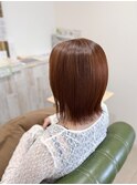 オレンジ×外ハネ