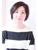 ヘアーアンドファッションシオミエイチ (hair＆fashion shiomi H) 【shiomi H】大人美形シルエットボブ