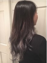 エイト ヘアサロン 渋谷本店(EIGHT)&nbsp;お客様スタイル_ 艶艶ダークグレージュ×ロングローレイヤー