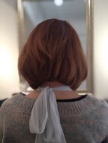 シアン(CYAN)&nbsp;グラデーションカラーで大人ボブ