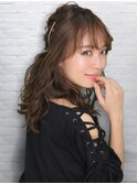 お出かけ前のアレンジに☆
