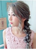 ゆる巻き編み下ろし