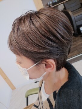 ニコバイヒーズ(nico by Hi-s) グレイハイライト