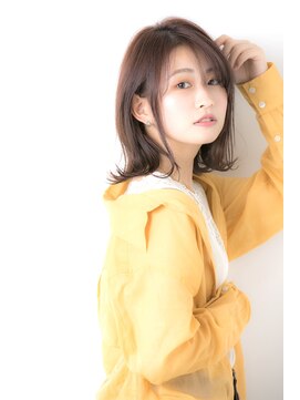 リノナ(Linona) 抜け感ヘア フェザーバング カーキアッシュ【LINONA 林　直徳】