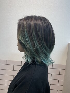 ヘアデザイン ファブロ(hair design FABRO.) グラデーション風カラー