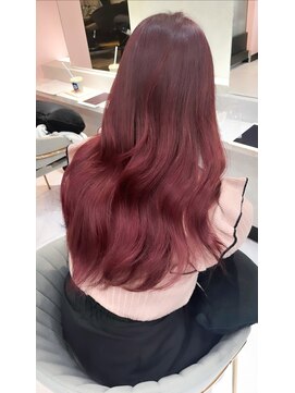 ジーナ 名駅(XENA.) 色持ちのいい濃いめカラー☆lavender pink