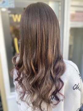 ラビス クローバー(Lovis clover) マットブラウン ワインレッド ドレスヘア ヘルシースタイル