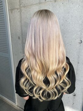 ガルボ ヘアー(garbo hair) #ハイトーン#ブロンド#10代#20代#高知