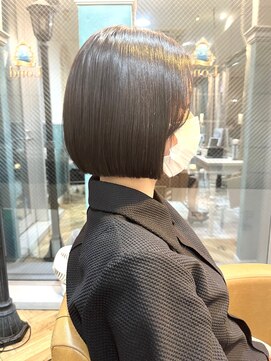 ロンド 銀座(Lond) ☆【春日美月】切りっぱなし顎ラインbob