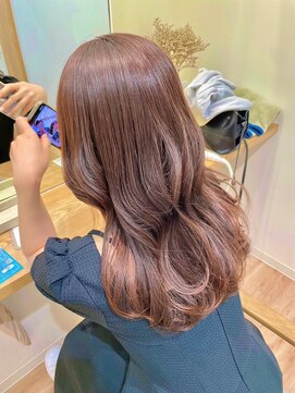 リリー 勝田台店(Lilly) 〈Lilly 佐藤愛〉トエルカラー ブリーチなしピンクブラウン