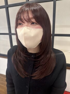 インビテーション(invitation) ロングレイヤー・レッドブラウン・イルミナカラー