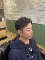 ワイズバーバー ギンザ  神田御茶ノ水店(Y's BarBer GINZA) 伸ばしかけパーマ<理容室>