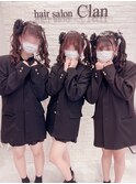 体育祭ヘアセット♪