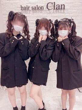 クラン 梅田店(Clan) 体育祭ヘアセット♪