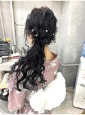 サイドアレンジ浴衣ヘア