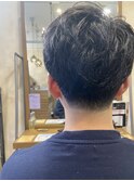 刈り上げスタイル/マッシュ/ナチュラルパーマ